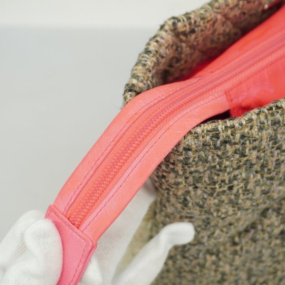 Chanel Tote Bag Cambon Tweed Grey Women's - Picture 10 of 16